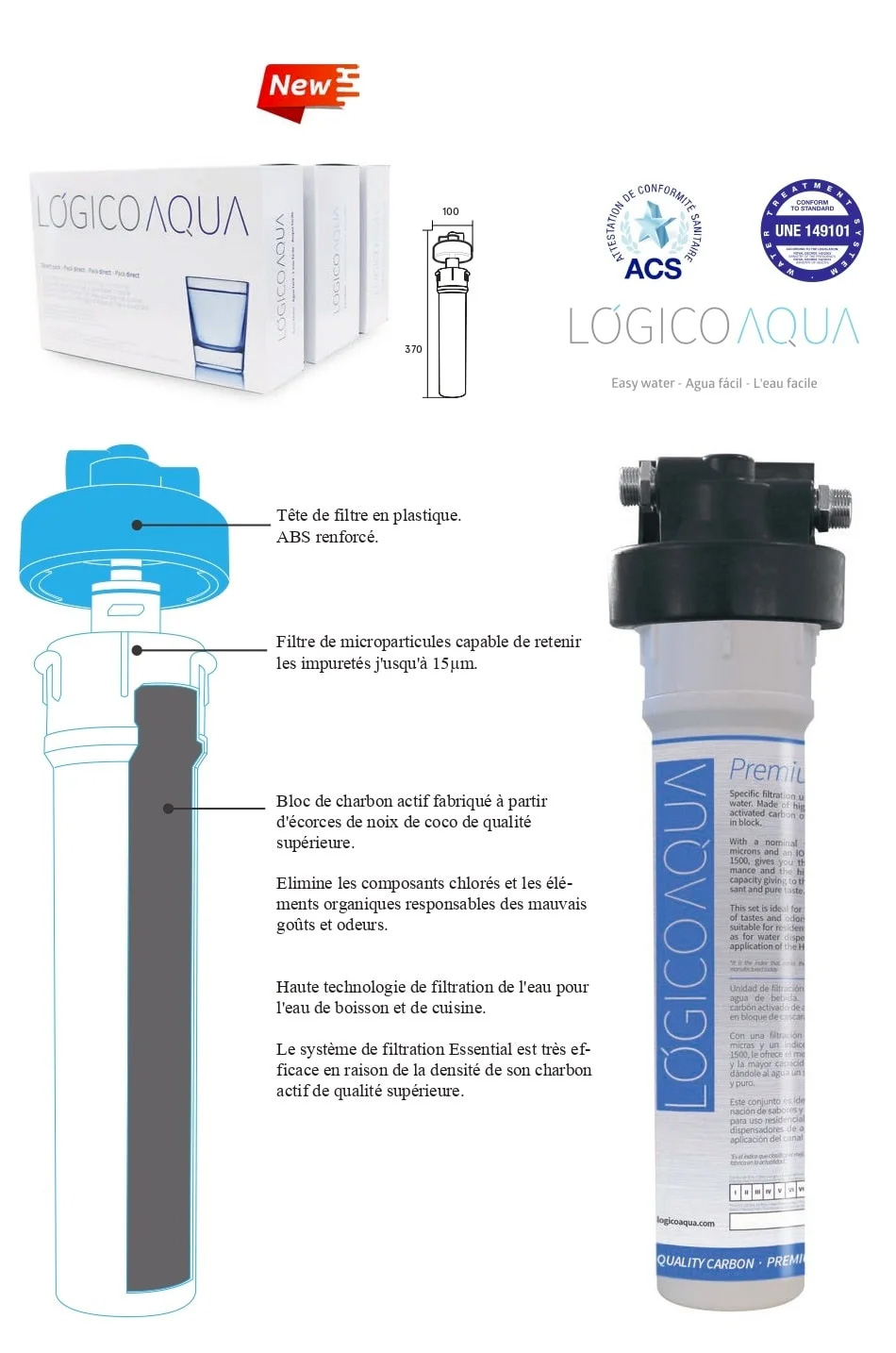 Addon de préfiltre pour les filtres concaves – Aquakallax